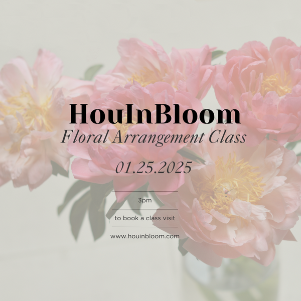 1/25 - Floral Arrangement Class